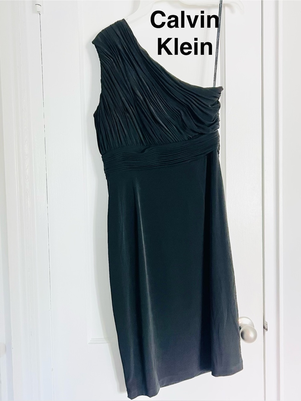 Calvin Klein 1 Shoulder Dress, Size 8